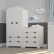 Bambino Casa Nuvole Chiari Bianco - Гардероб Бял 4